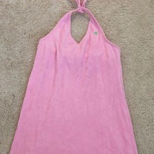 Lilly Pulitzer Pink Halter Dress